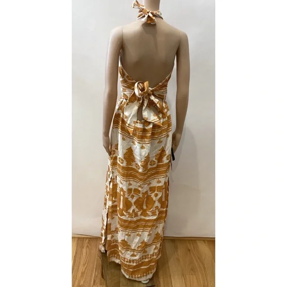 JOHANNA ORTIZ PRINTED LINEN MAXI DRESS - Picture 5 of 7